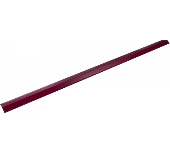 Планка карнизная полиэстер RAL 3005 красная (75*50*5мм)