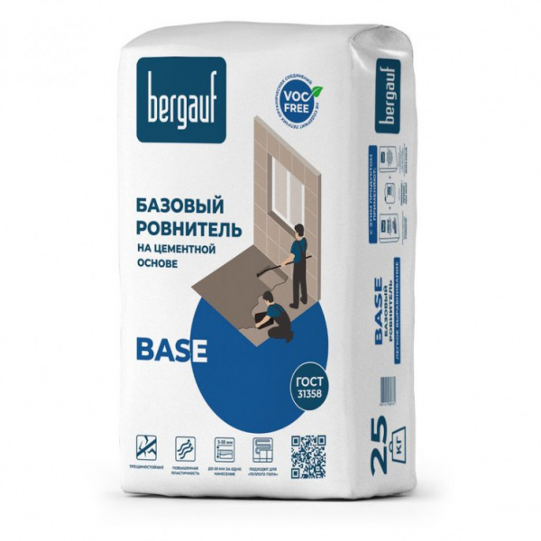 Ровнитель для пола Bergauf Base 25 кг